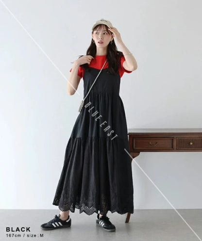 Casual Dress Ladies fashion Camisole Dress Cotton